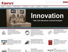 Tablet Screenshot of fann.com